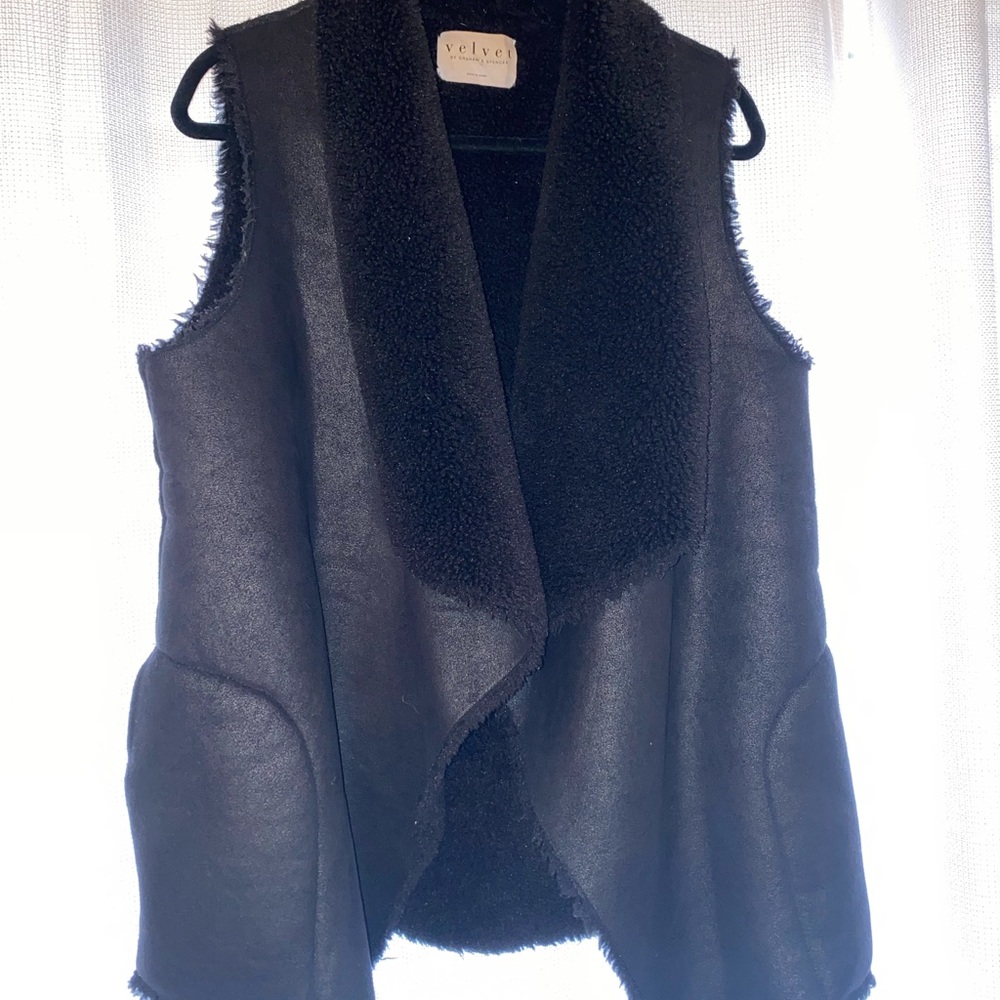 Women’s black winter vest